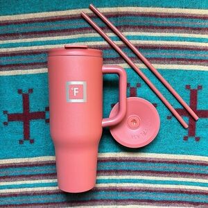 Iron Flask 40oz Double Walled Travel Tumbler - Rusty Red